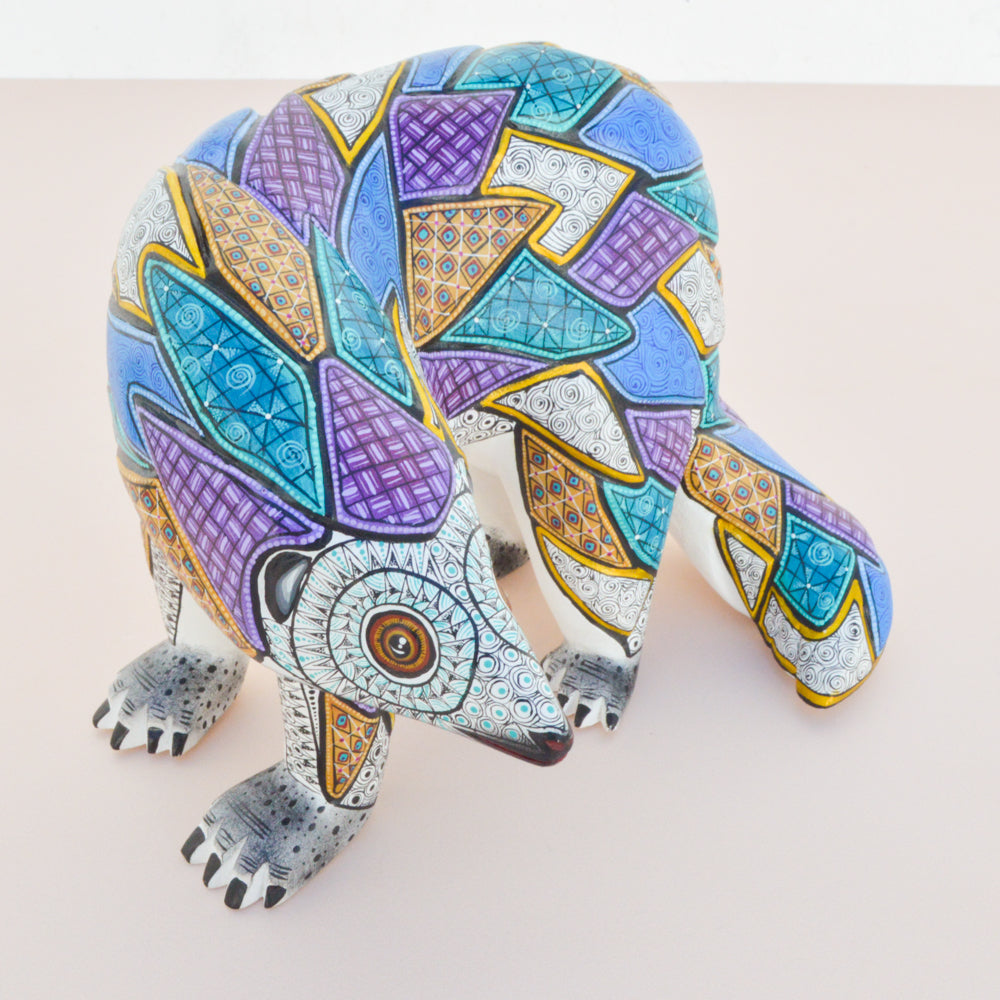 Bear Alebrije Oaxacan Wood Carving- magiamexica.com