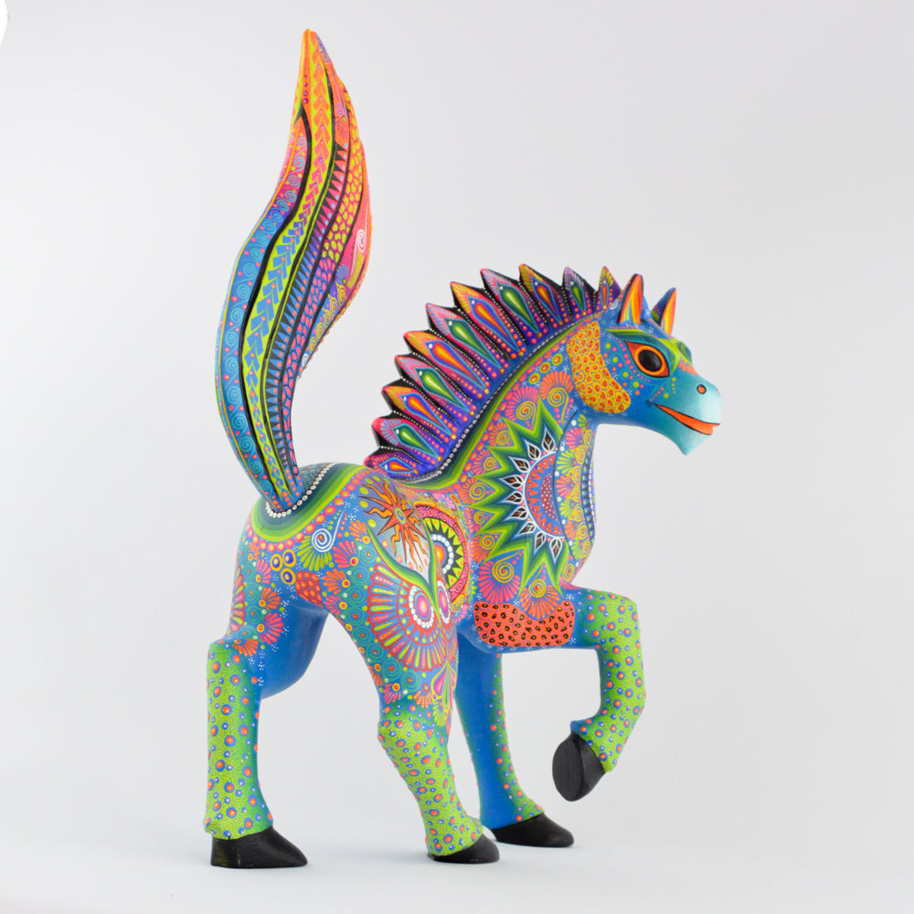 Horse Alebrije Oaxaca Wood Carving - magiamexica.com