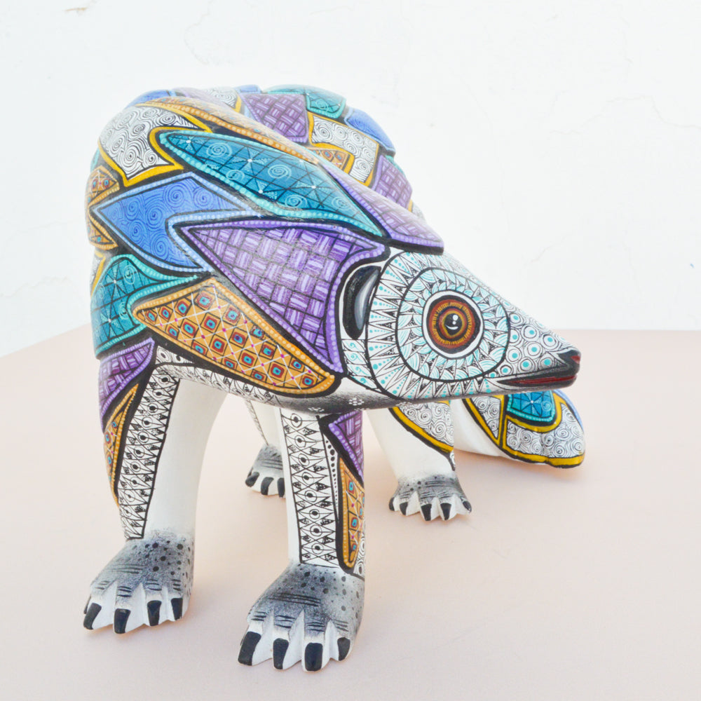 Bear Alebrije Oaxacan Wood Carving- magiamexica.com