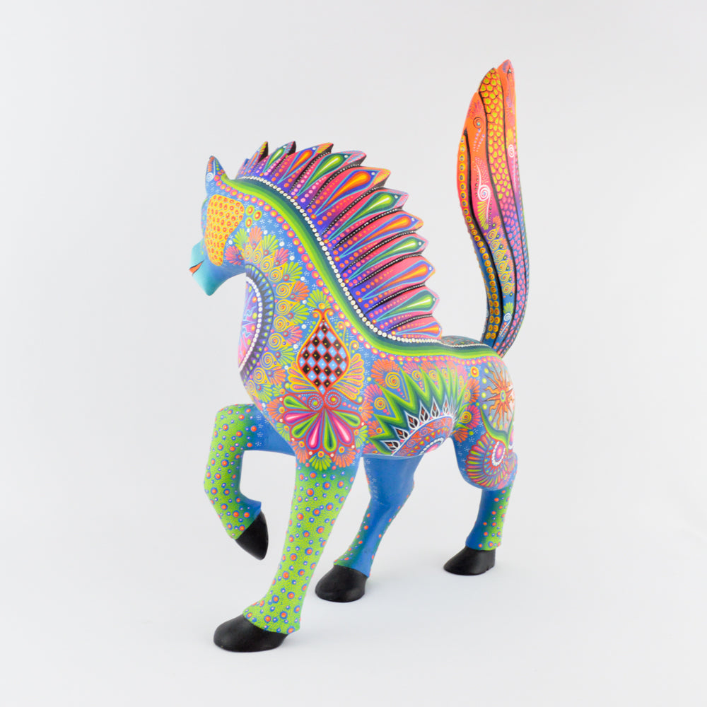 Horse Alebrije Oaxaca Wood Carving - magiamexica.com