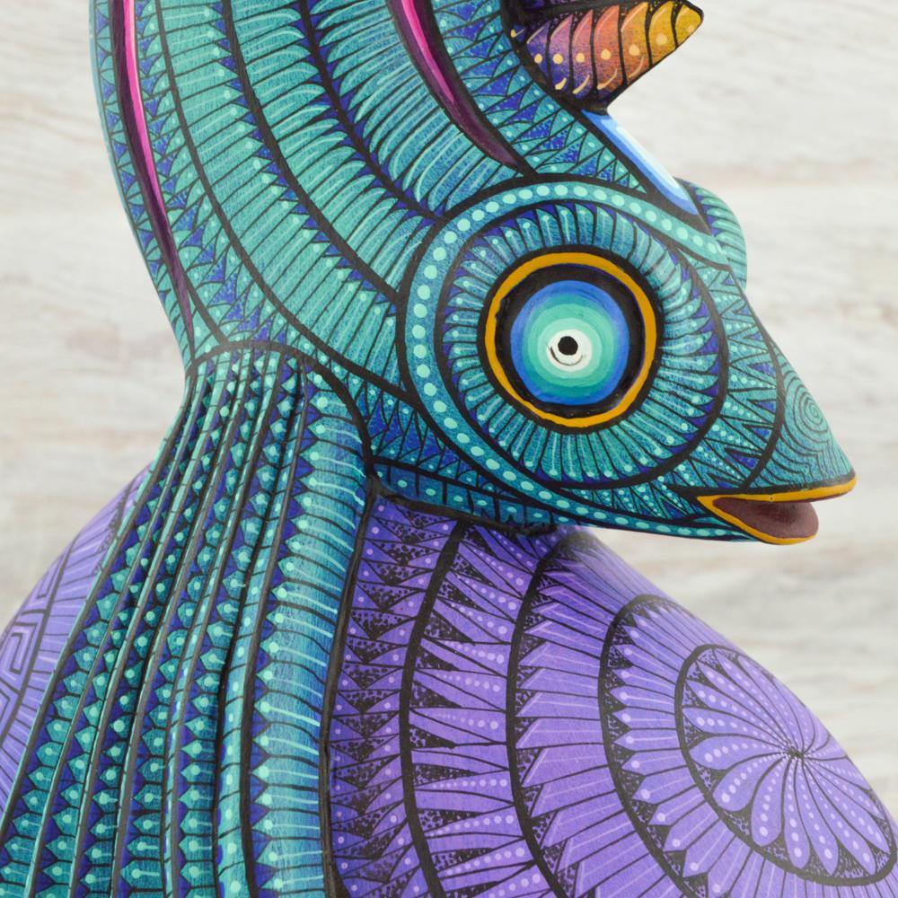 Alebrije Oaxacan Wood Carving Fish - Magia Mexica