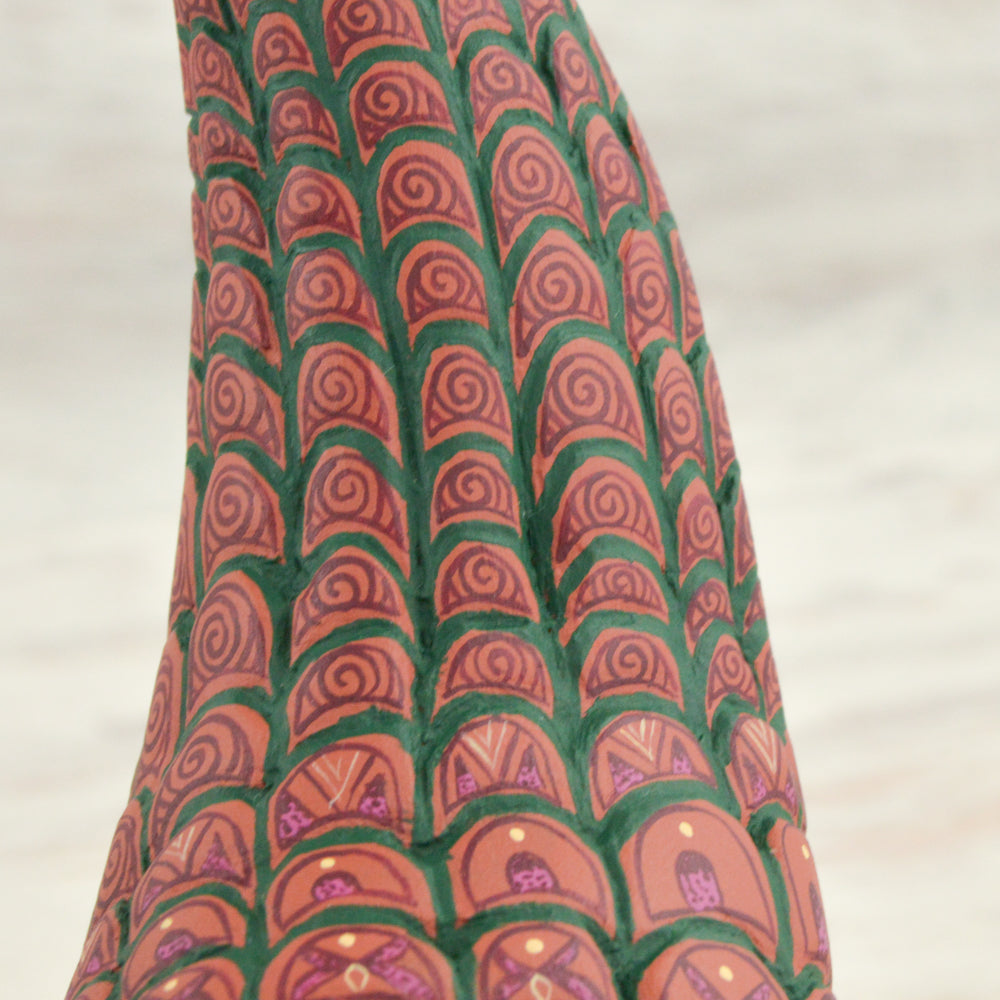 Pangolin Alebrije Oaxacan Wood Carving - magiamexica.com
