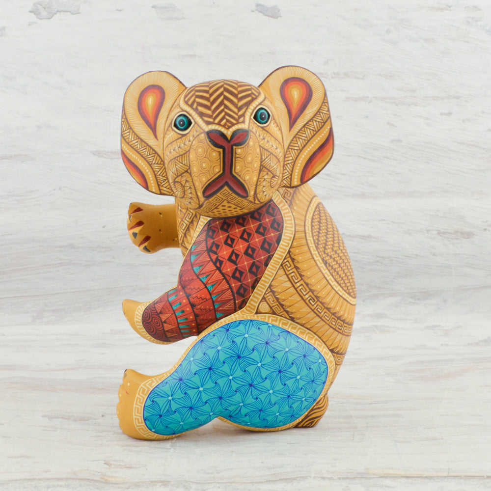 Koala Alebrije Oaxacan Wood Carving - magiamexica.com