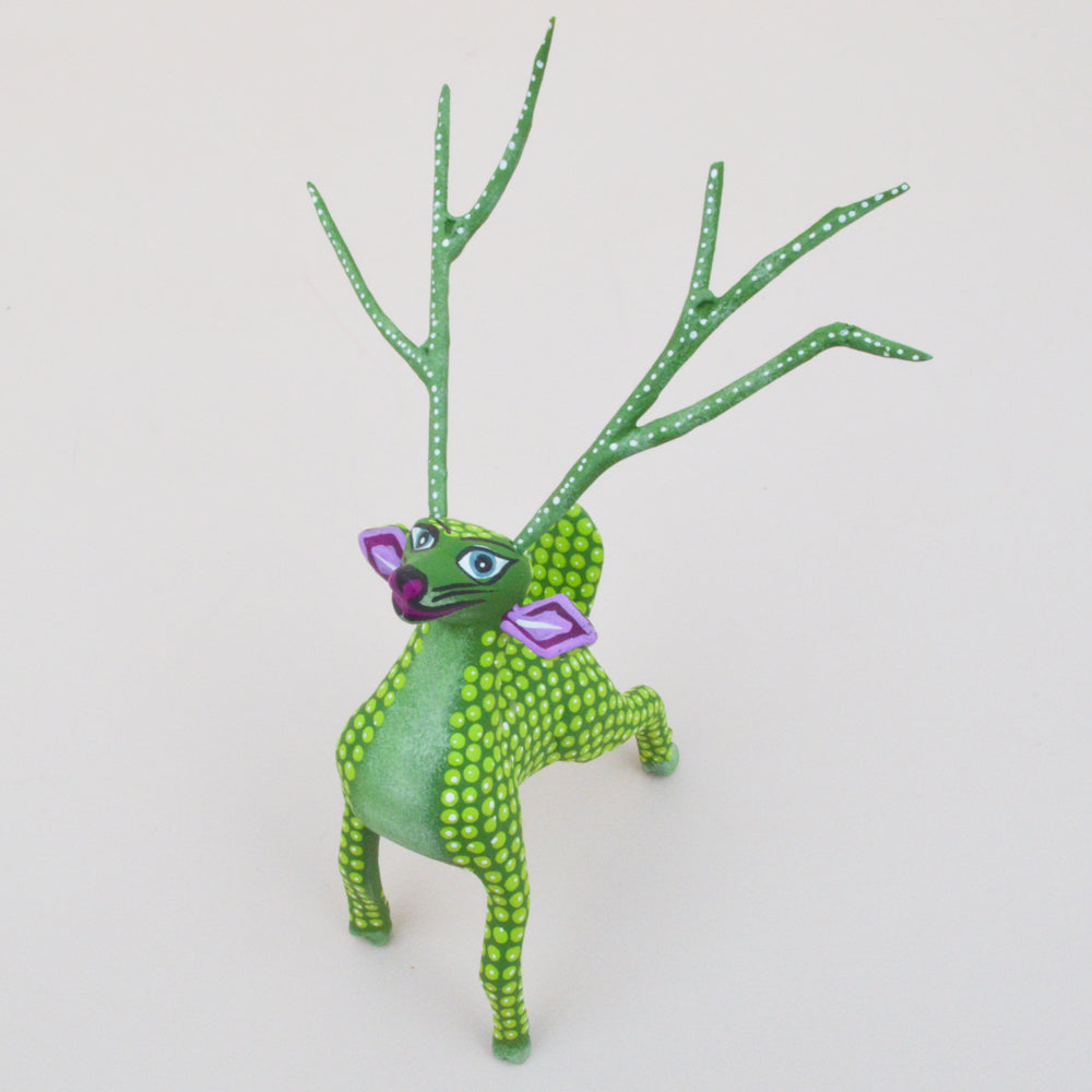 Deer Alebrije Oaxacan Wood Carving - Magia Mexica