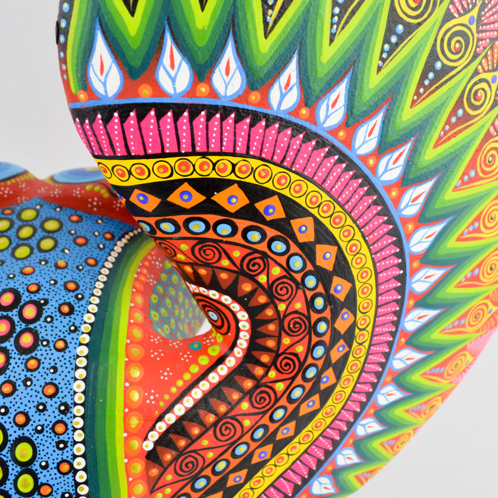 Owl Alebrije Oaxaca Wood Carving - magiamexica.com