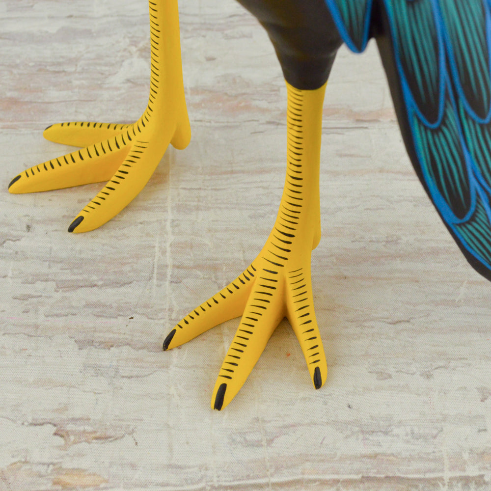 Rooster Alebrije Oaxacan Wood Carving - magiamexica.com