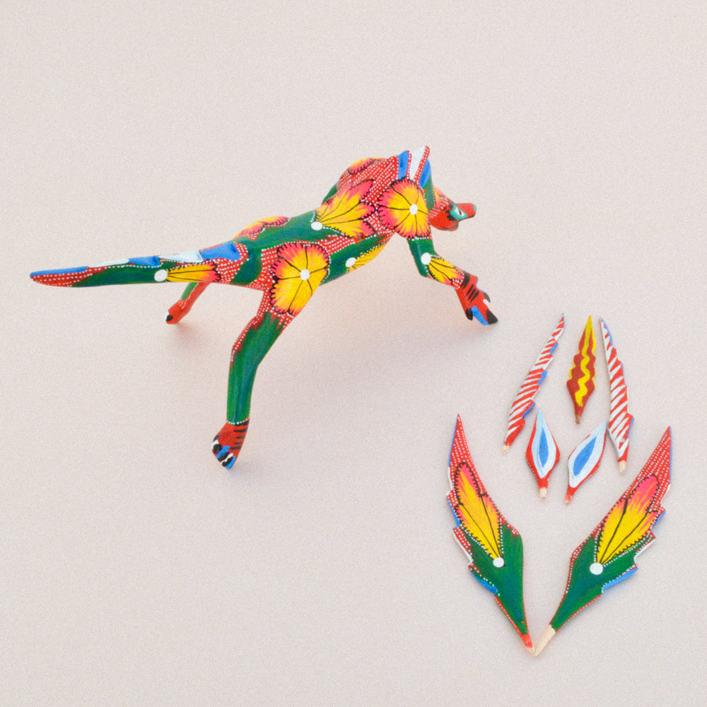 Dragon Alebrije Oaxacan Wood Carving- magiamexica.com