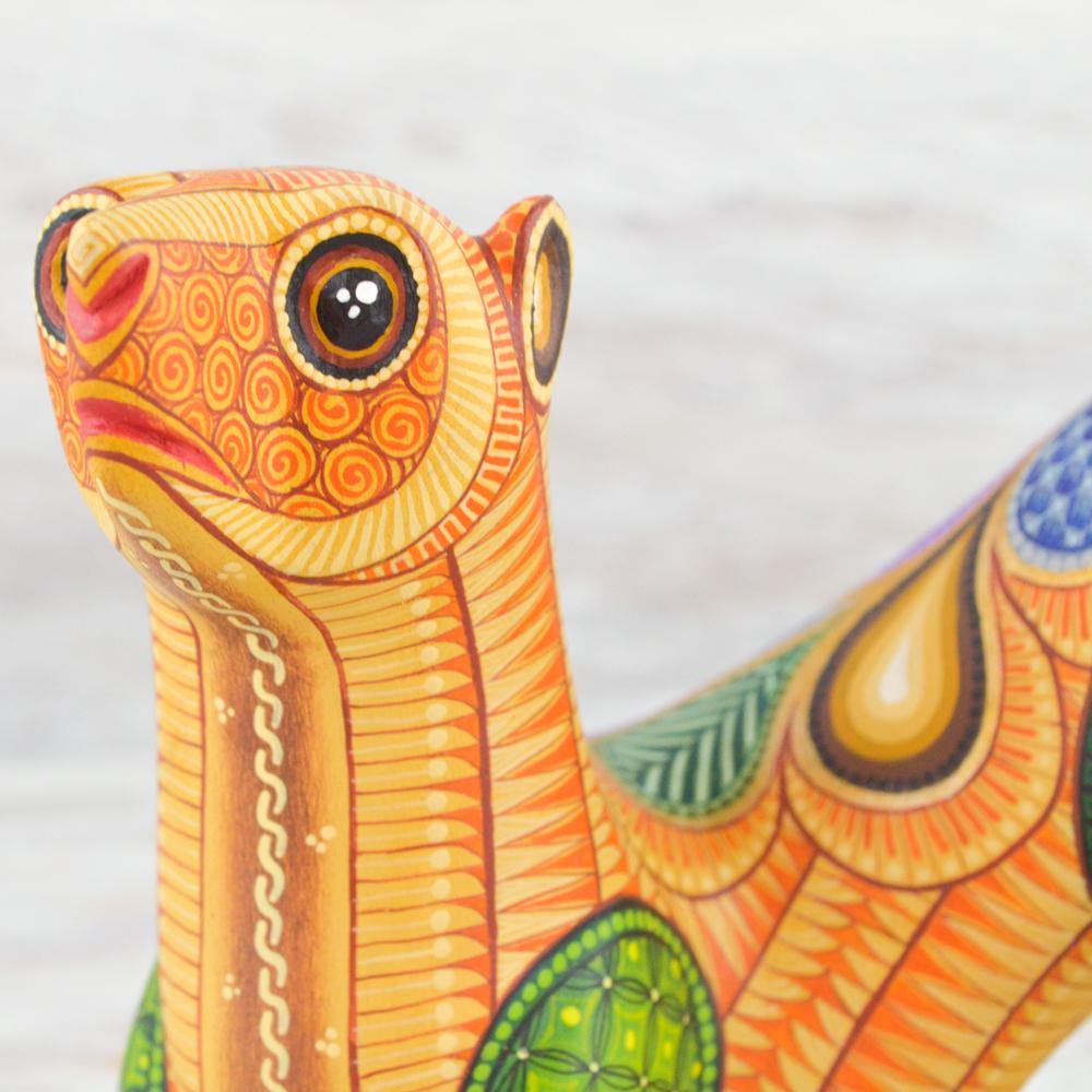 Alebrije Oaxacan Wood Carving Otter - Magia Mexica