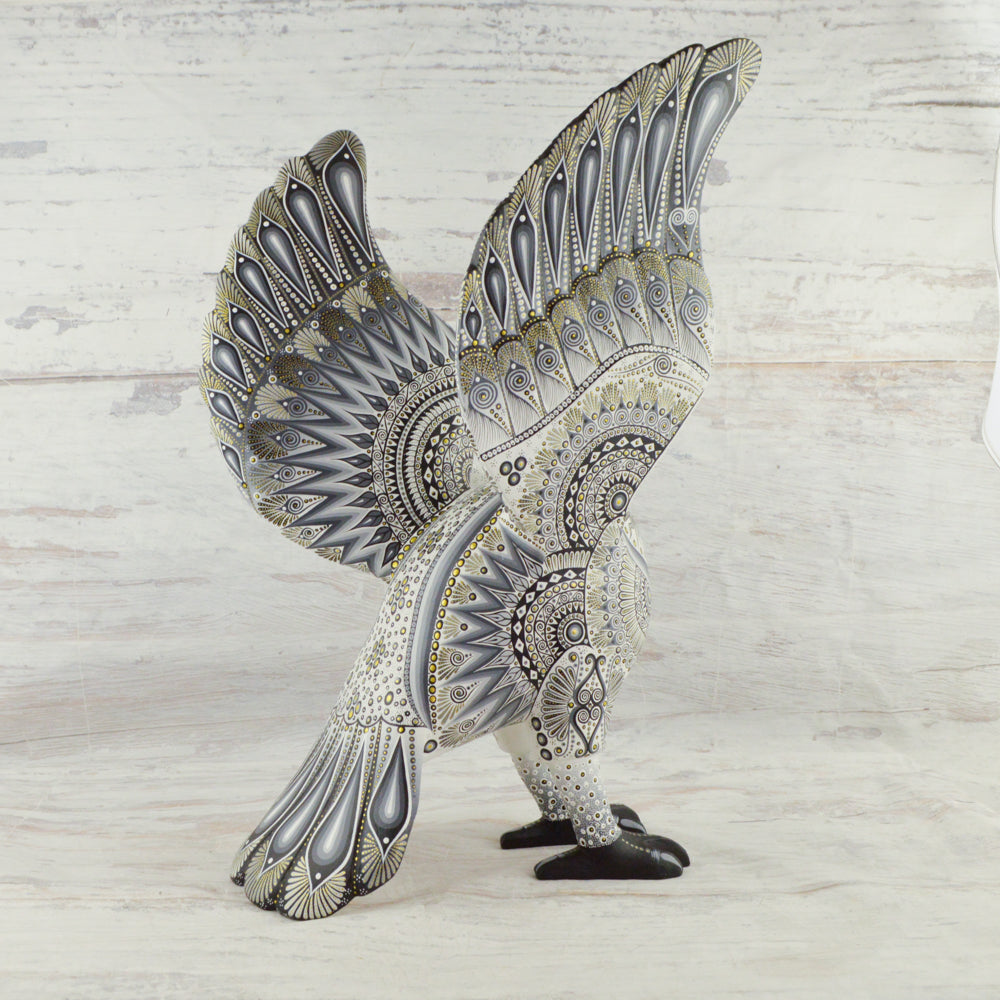 Owl Alebrije Oaxacan Wood Carving - magiamexica.com