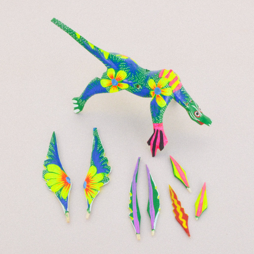 Dragon Alebrije Oaxacan Wood Carving- magiamexica.com