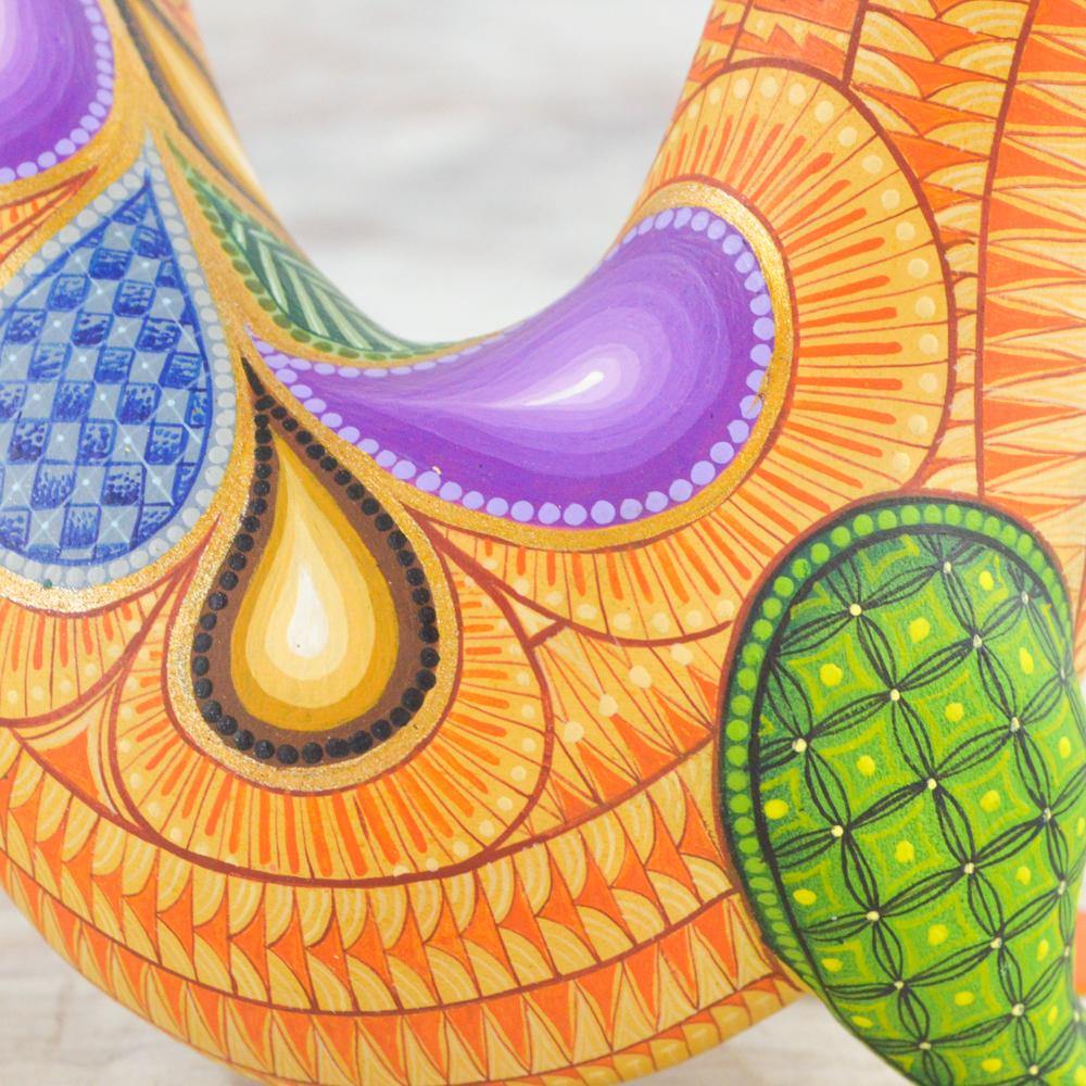 Alebrije Oaxacan Wood Carving Otter - Magia Mexica