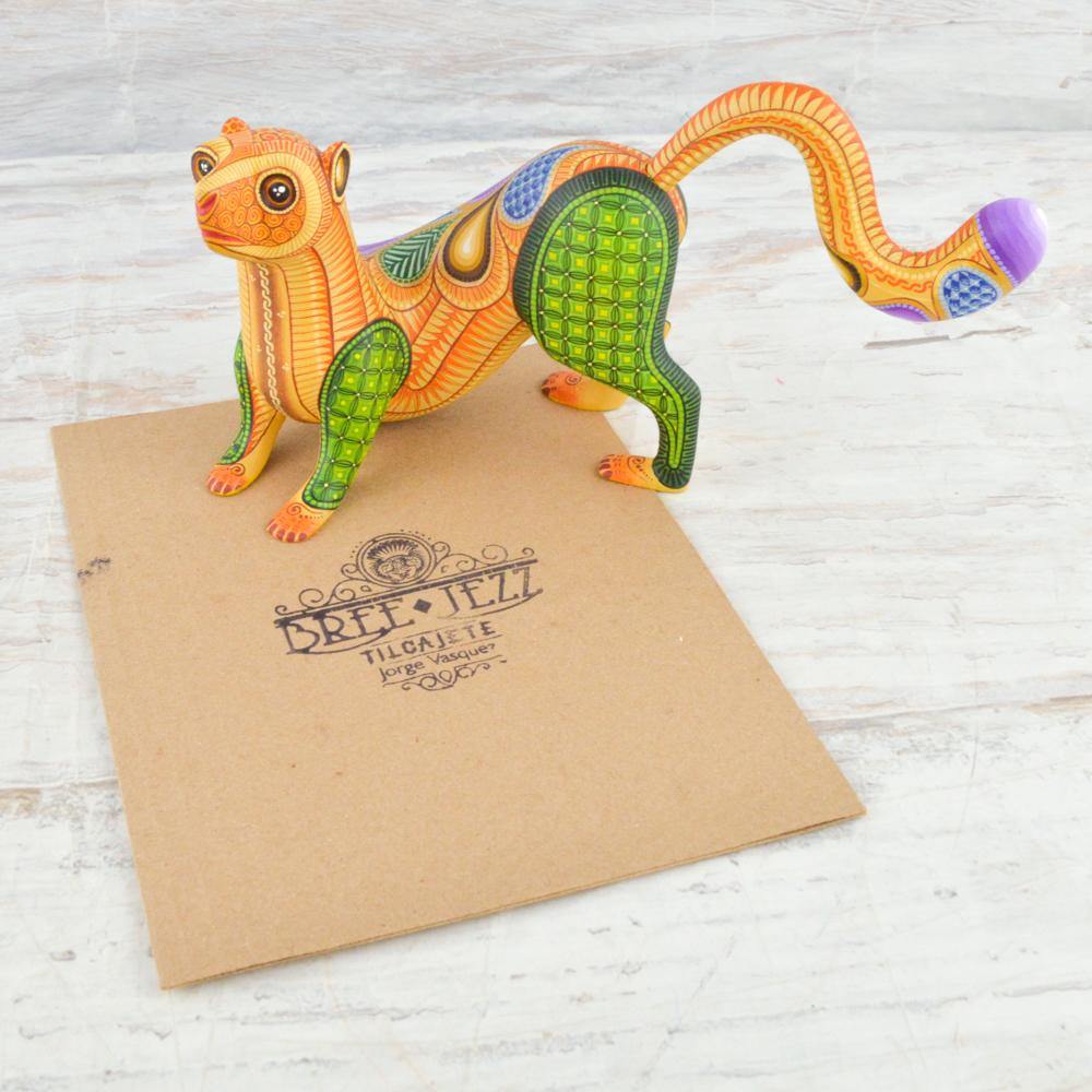 Alebrije Oaxacan Wood Carving Otter - Magia Mexica