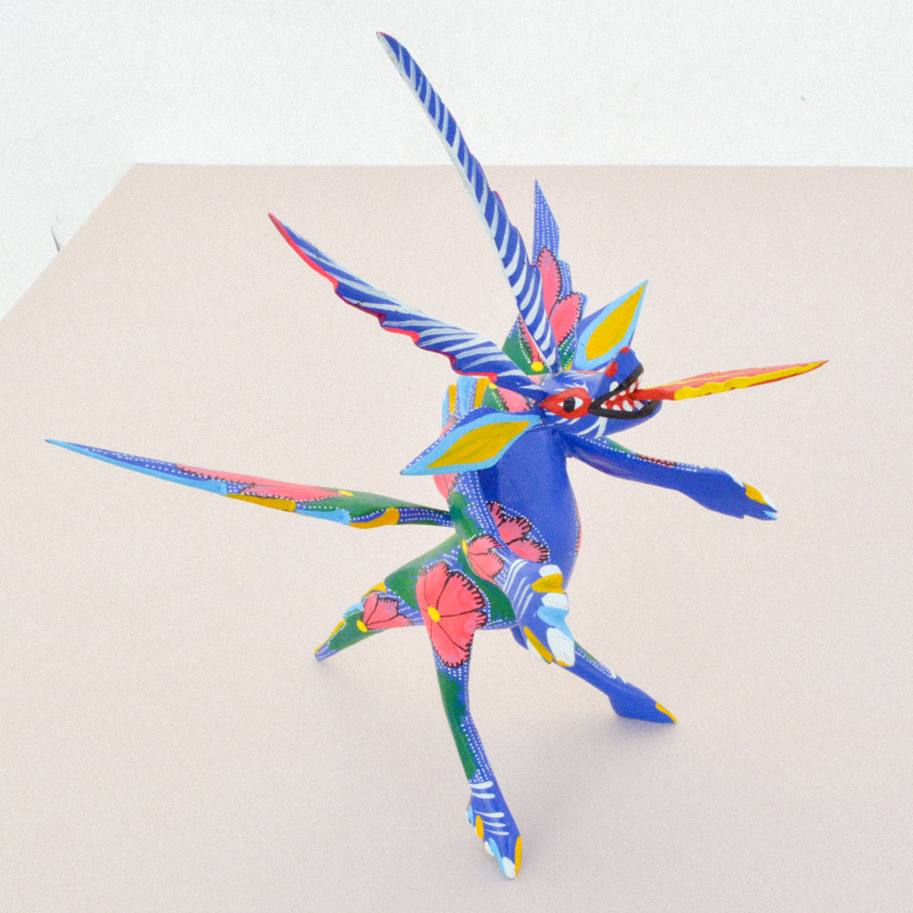 Dragon Alebrije Oaxacan Wood Carving- magiamexica.com