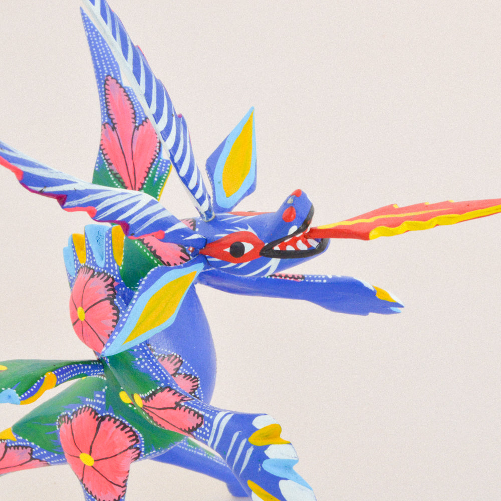 Dragon Alebrije Oaxacan Wood Carving- magiamexica.com