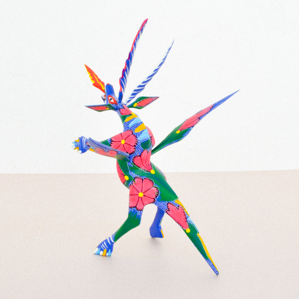 Dragon Alebrije Oaxacan Wood Carving- magiamexica.com