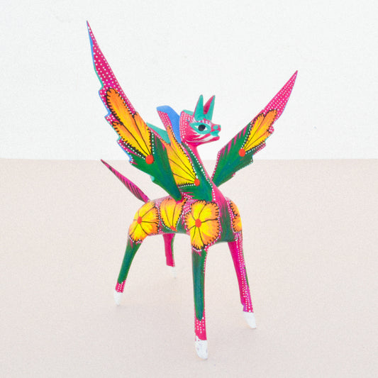 Pegasus Alebrije Oaxacan Wood Carving- magiamexica.com