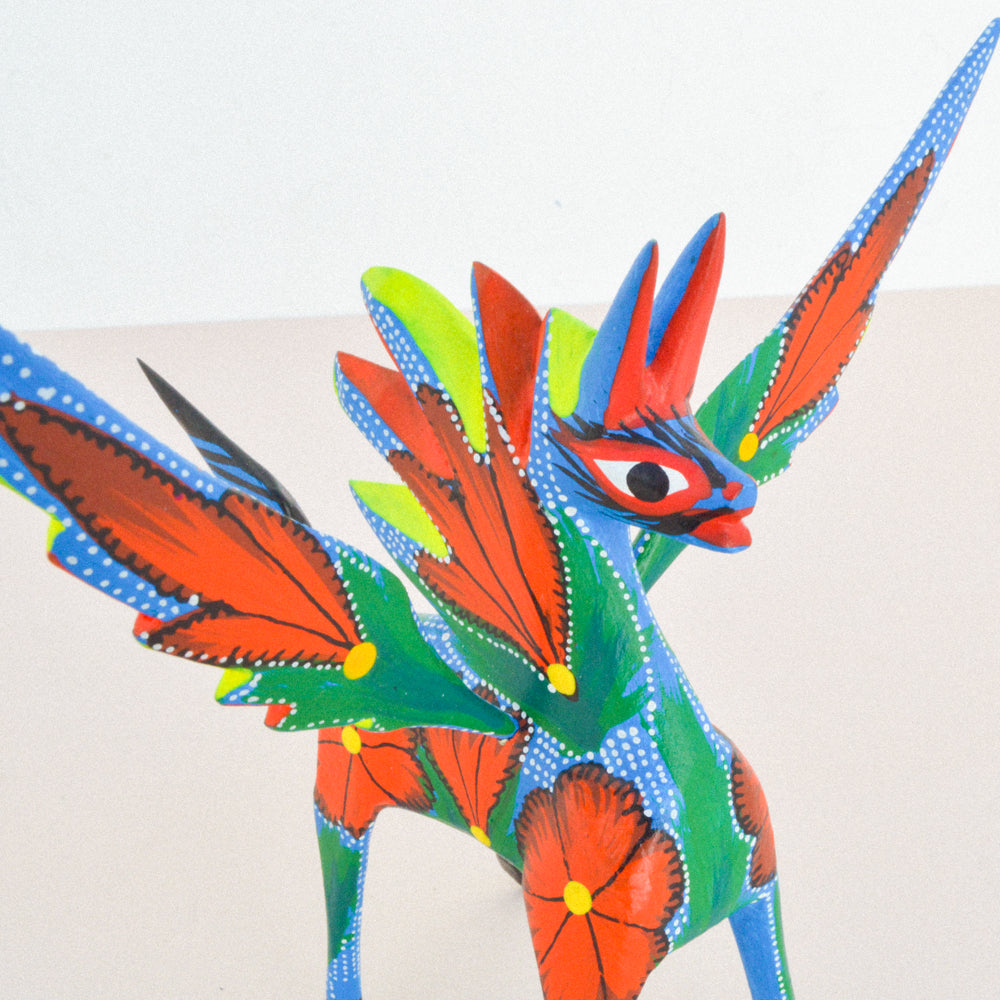 Pegasus Alebrije Oaxacan Wood Carving- magiamexica.com