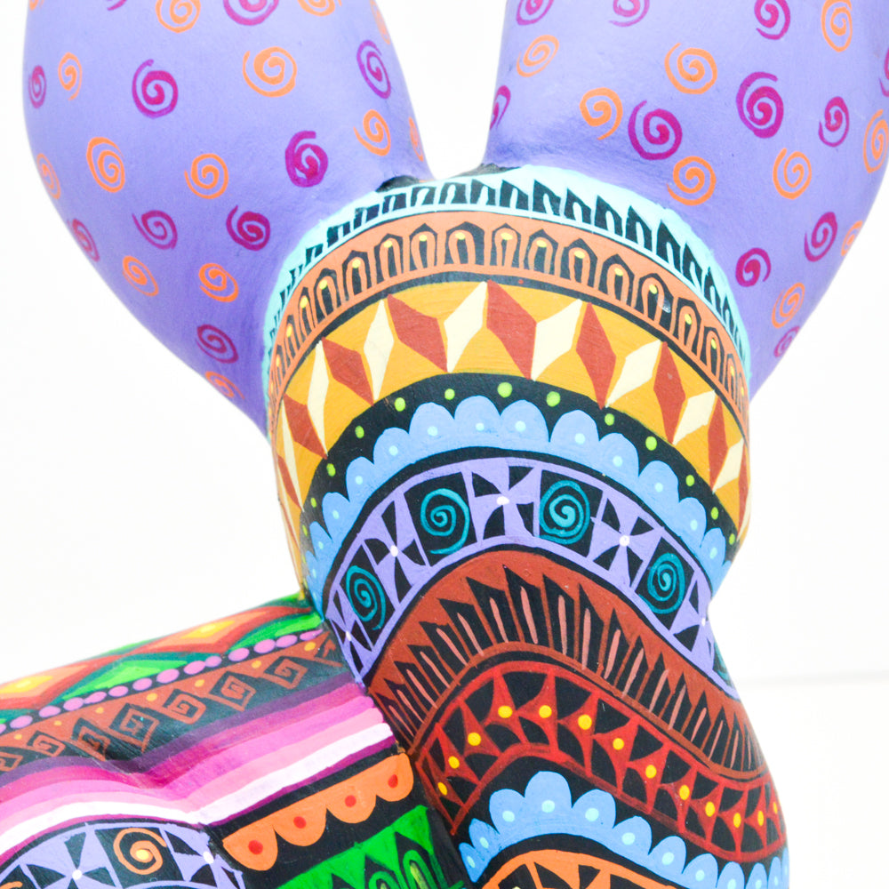 Cat Alebrije Oaxacan Wood Carving  - Magia Mexica