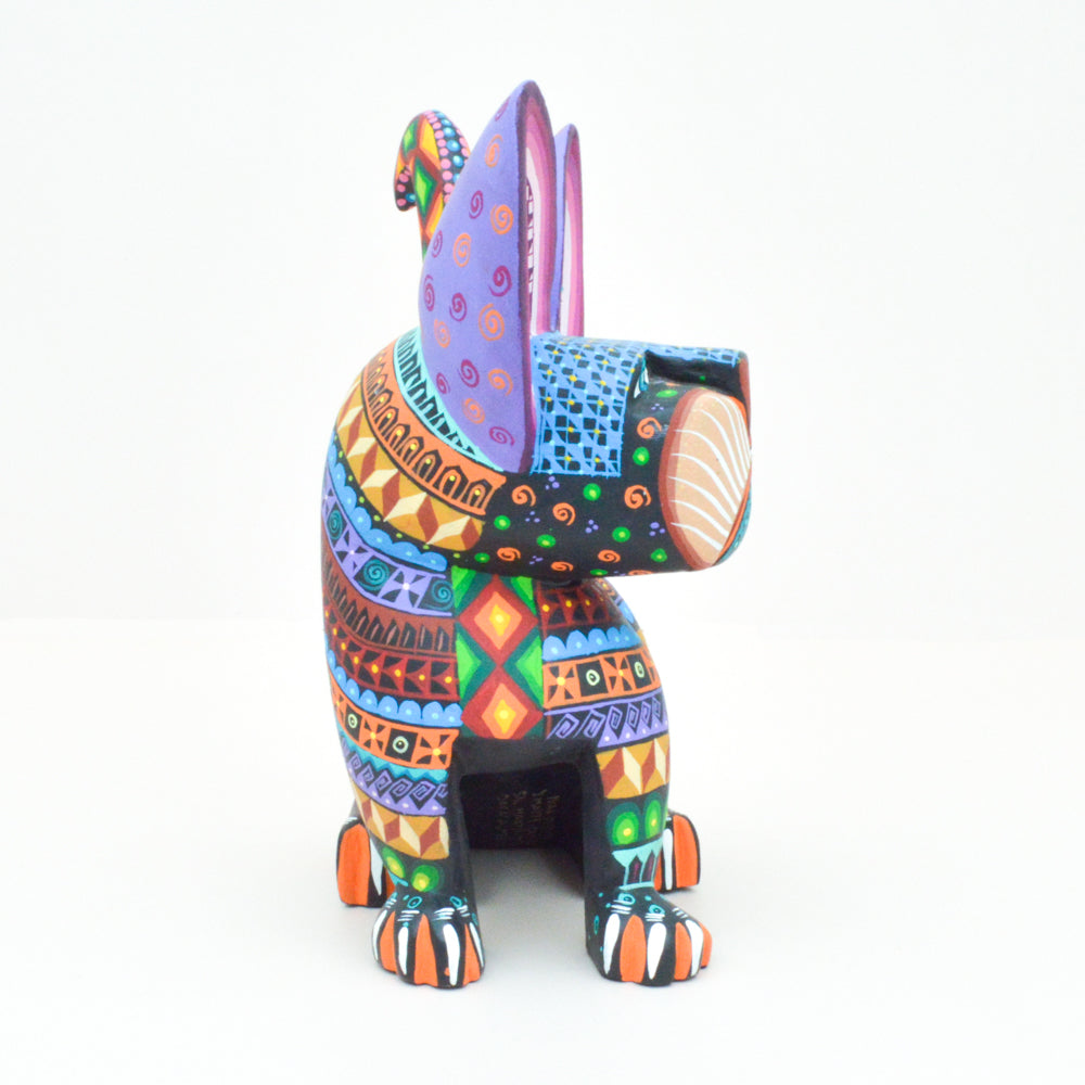 Cat Alebrije Oaxacan Wood Carving  - Magia Mexica