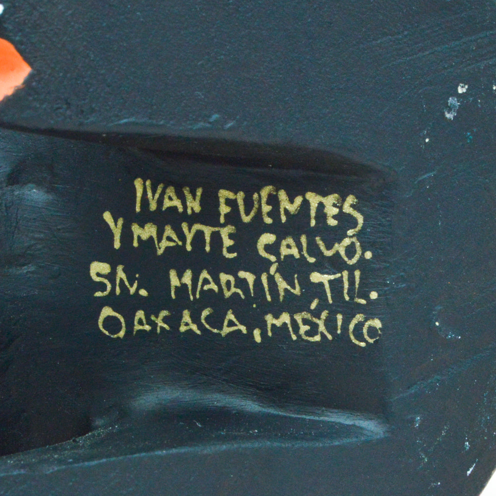 Cat Alebrije Oaxacan Wood Carving  - Magia Mexica