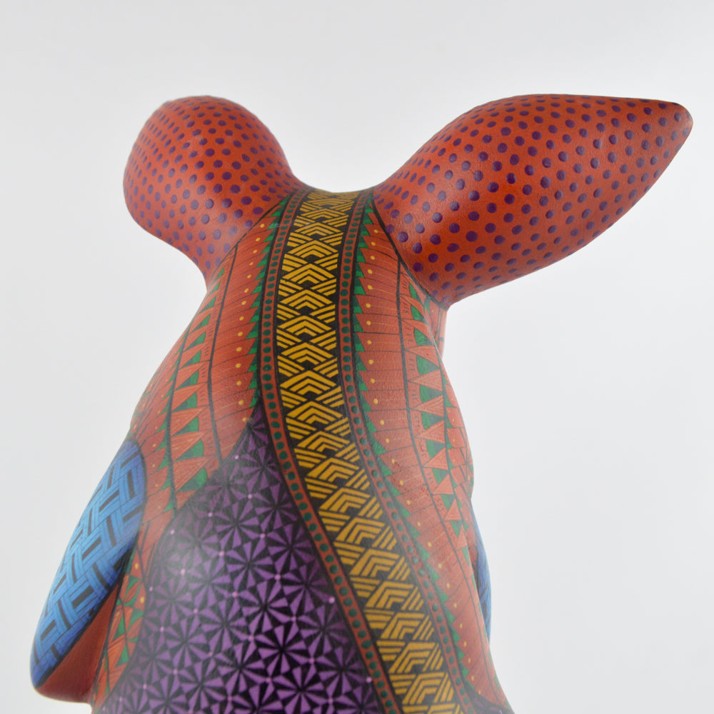 Kangaroo Alebrije Oaxacan Wood Carving - magiamexica.com