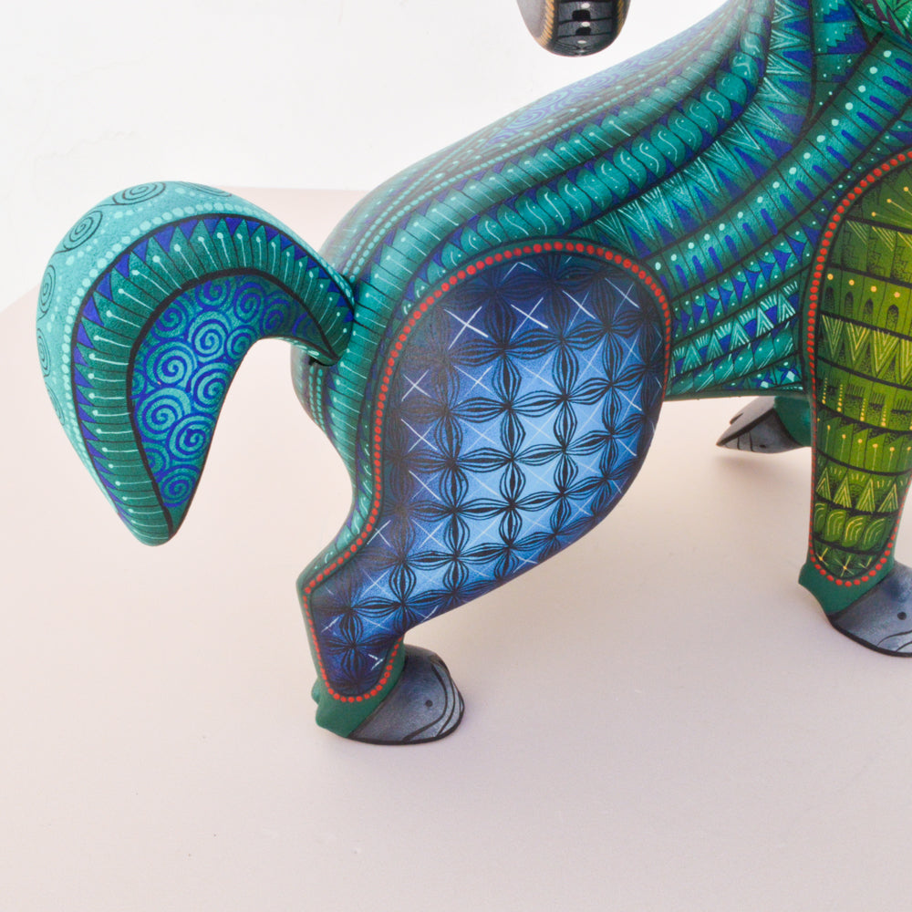 Ram Alebrije Oaxacan Wood Carving  - magiamexica.com