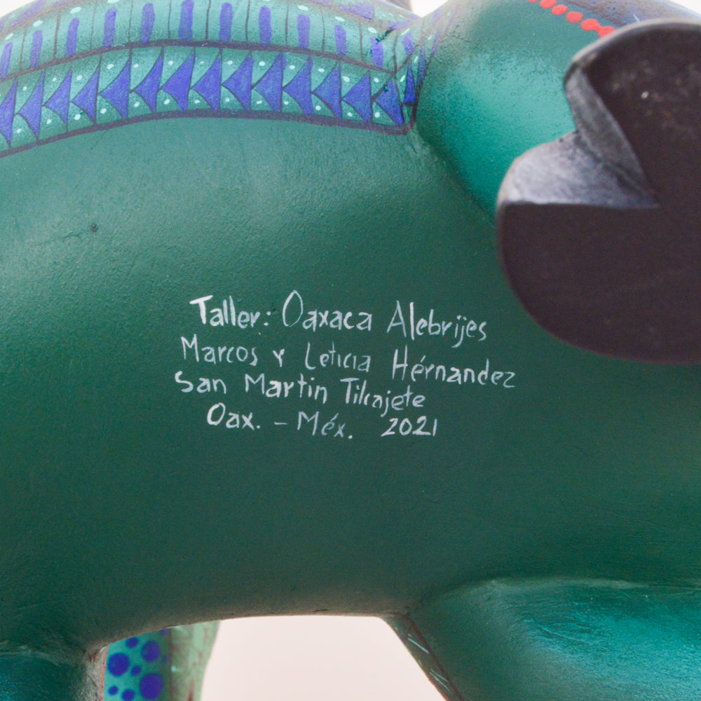 Ram Alebrije Oaxacan Wood Carving  - magiamexica.com