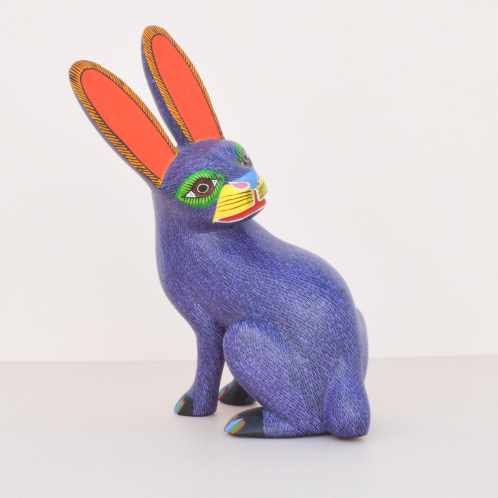 Rabbit Alebrije Oaxacan Wood Carving  - Magia Mexica