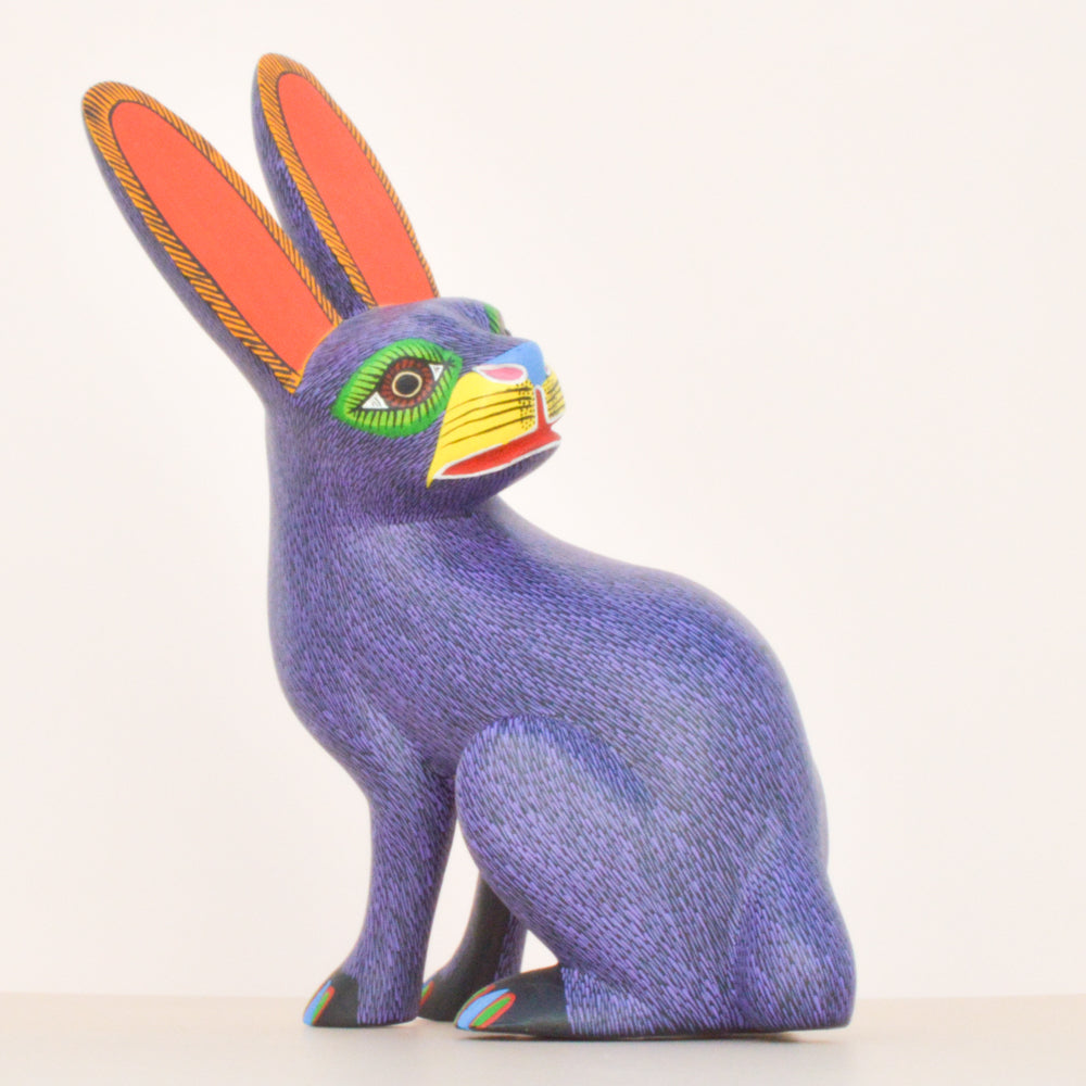 Rabbit Alebrije Oaxacan Wood Carving  - Magia Mexica