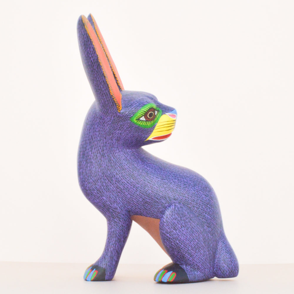 Rabbit Alebrije Oaxacan Wood Carving  - Magia Mexica