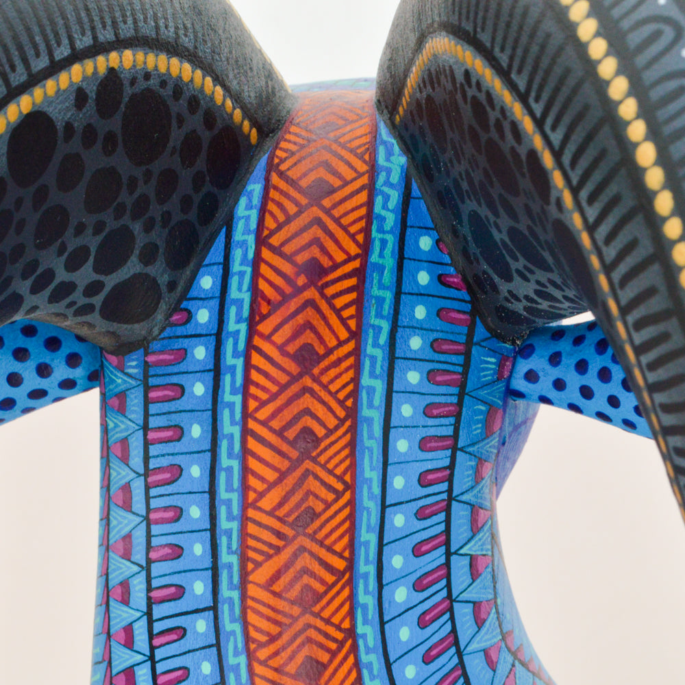 Ram Alebrije Oaxacan Wood Carving  - magiamexica.com