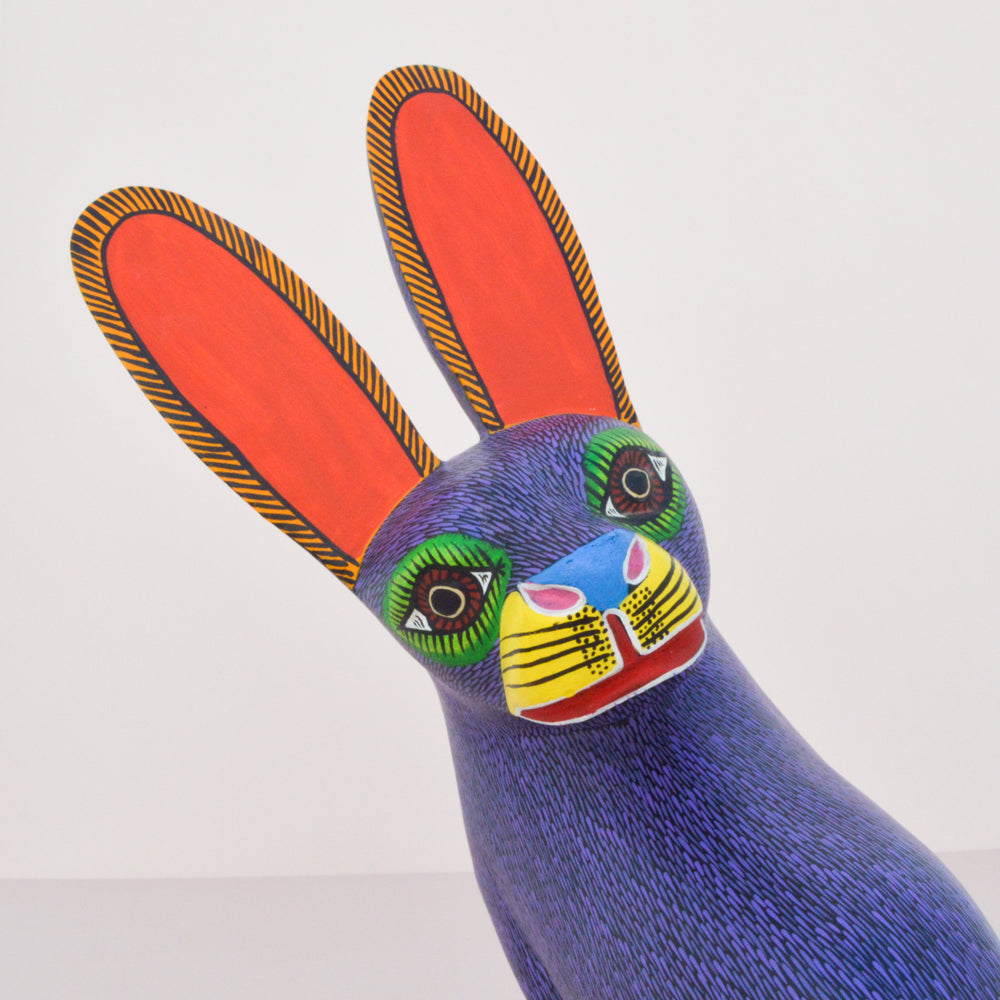 Rabbit Alebrije Oaxacan Wood Carving  - Magia Mexica