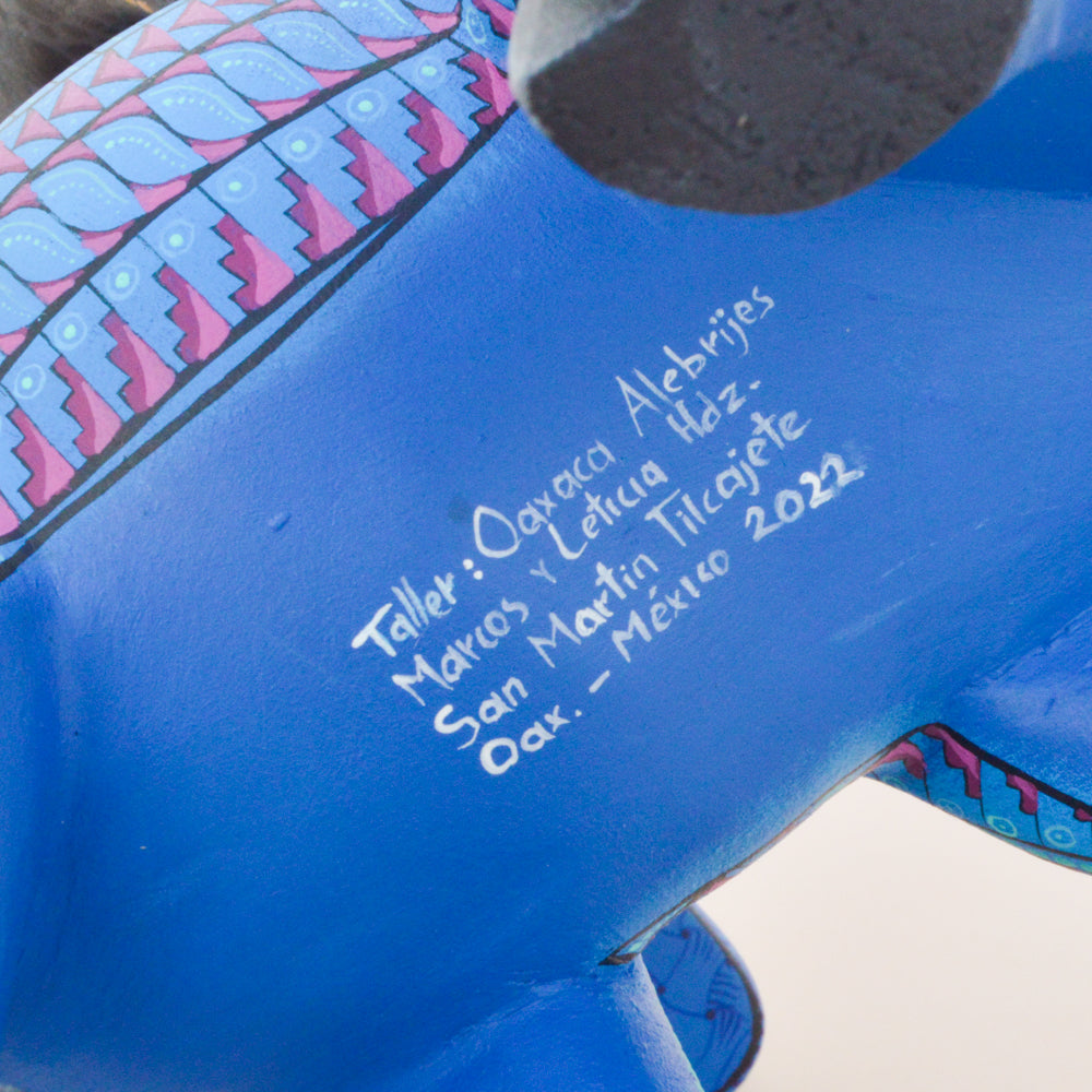 Ram Alebrije Oaxacan Wood Carving  - magiamexica.com
