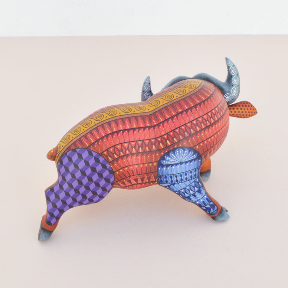 Buffalo Alebrije Oaxacan Wood Carving - magiamexica.com
