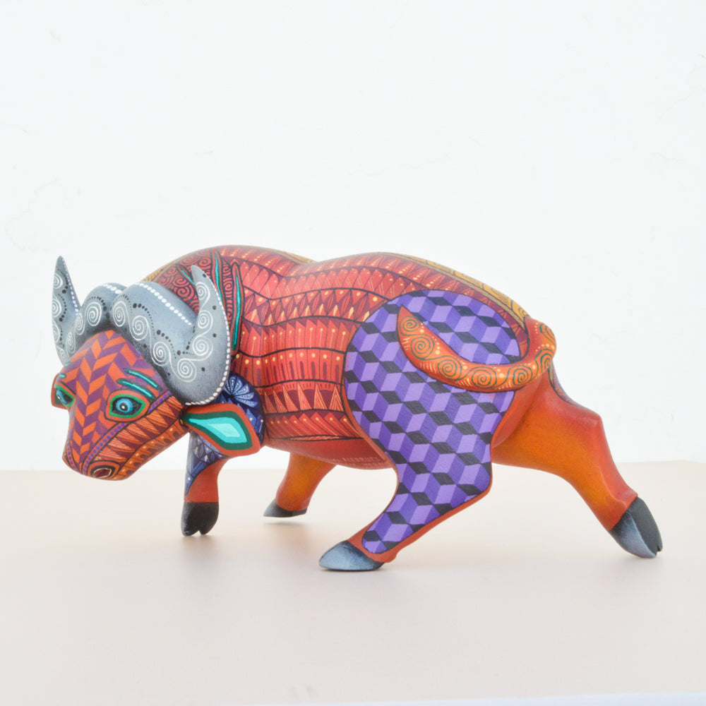 Buffalo Alebrije Oaxacan Wood Carving - magiamexica.com