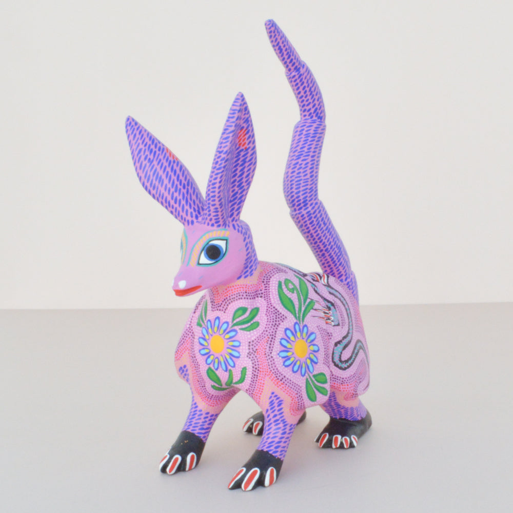 Armadillo Alebrije Oaxacan Wood Carving  - Magia Mexica