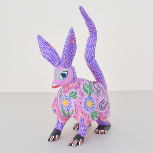 Armadillo Alebrije Oaxacan Wood Carving  - Magia Mexica