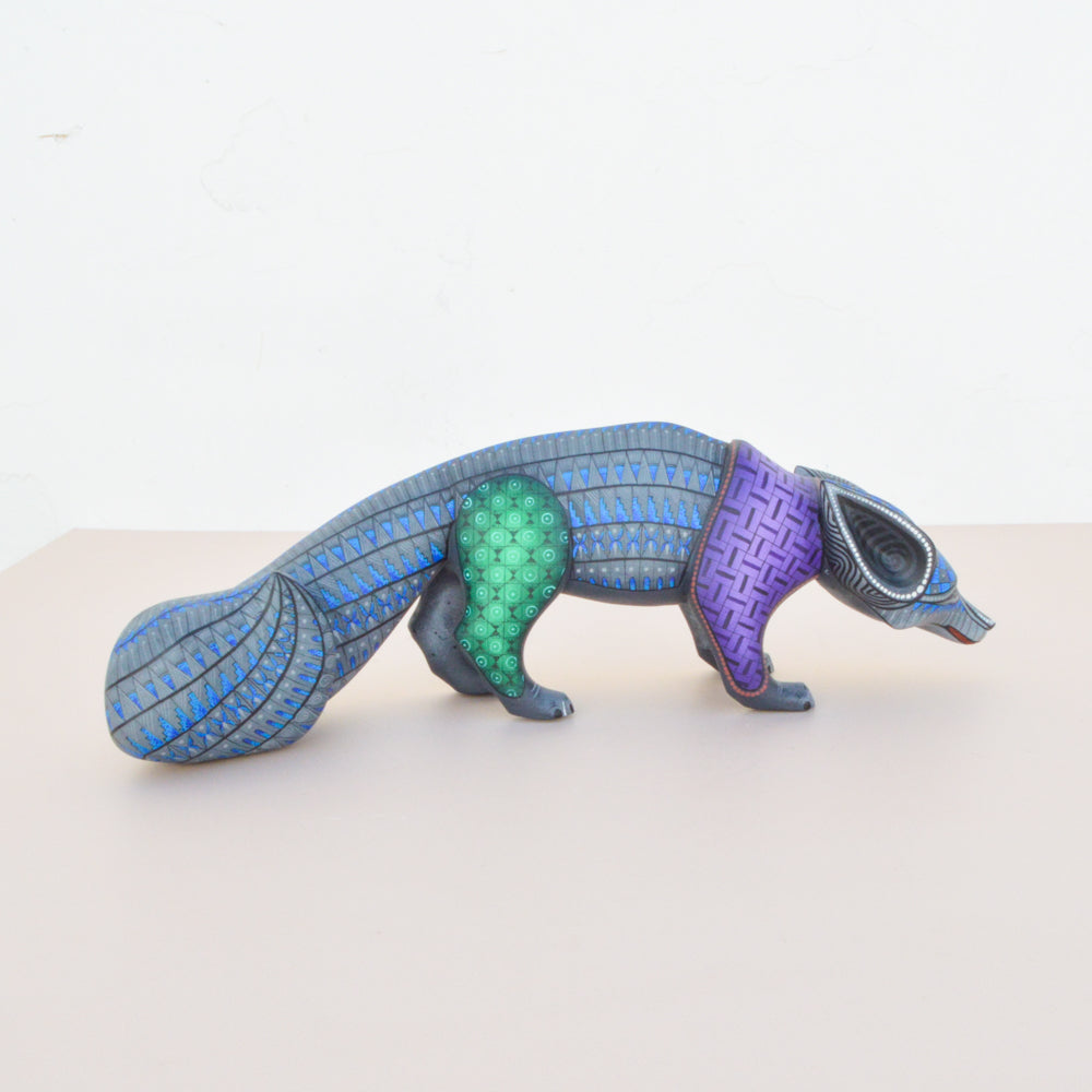 Fox Alebrije Oaxacan Wood Carving - magiamexica.com