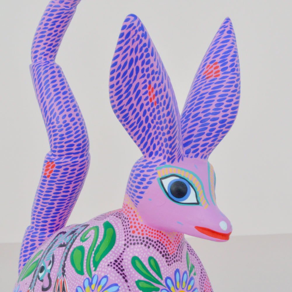 Armadillo Alebrije Oaxacan Wood Carving  - Magia Mexica