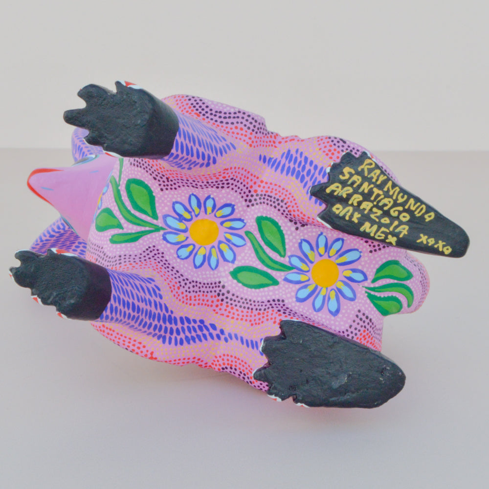 Armadillo Alebrije Oaxacan Wood Carving  - Magia Mexica