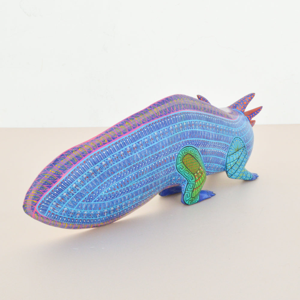 Axolotl Alebrije Oaxacan Wood Carving - magiamexica.com