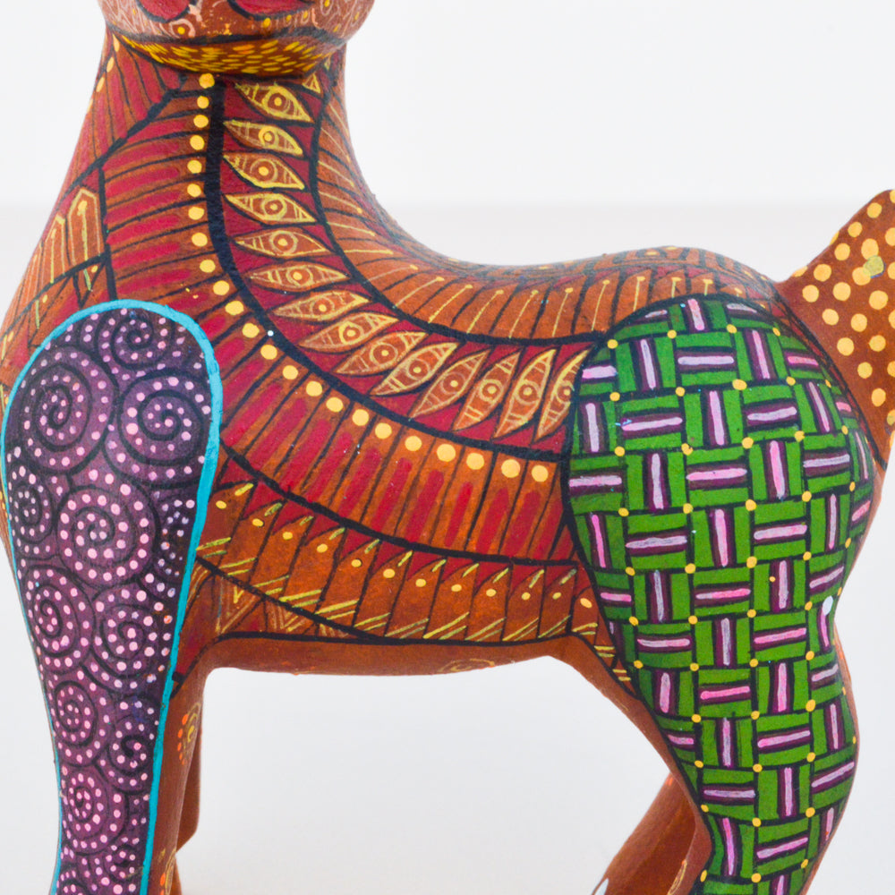 Deer Alebrije Oaxacan Wood Carving  - Magia Mexica