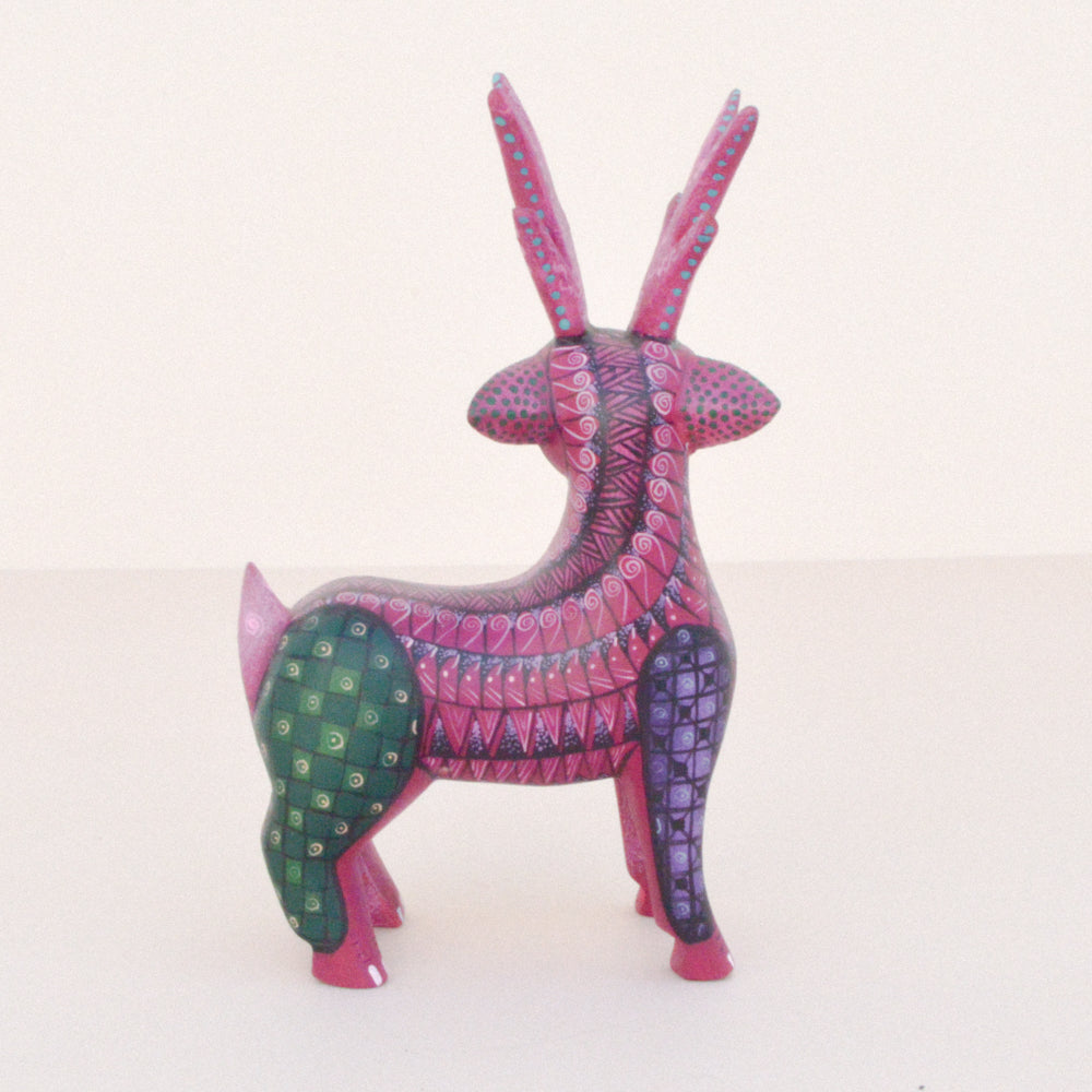 Deer Alebrije Oaxacan Wood Carving  - Magia Mexica