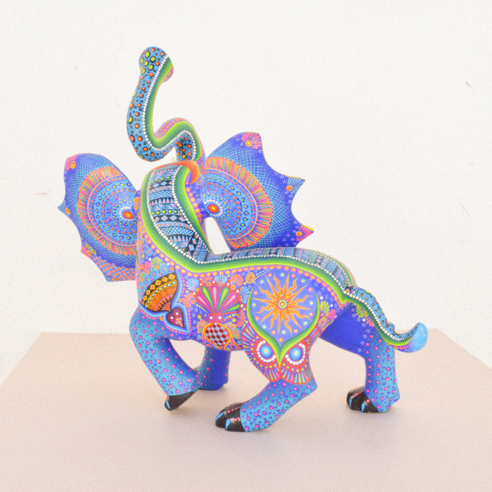 Elephant Alebrije Oaxacan Wood Carving - magiamexica.com