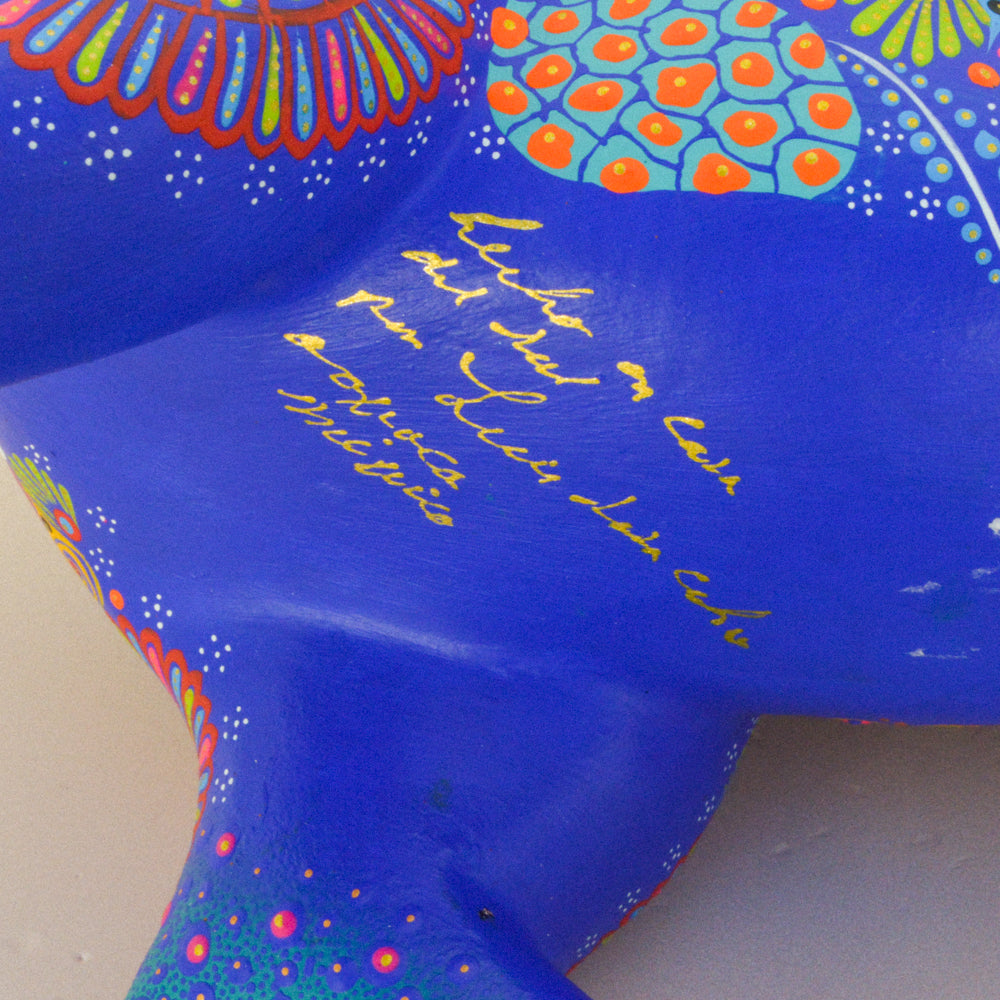 Elephant Alebrije Oaxacan Wood Carving - magiamexica.com