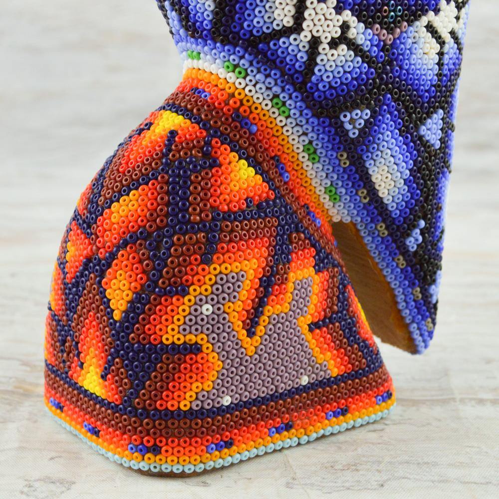 Huichol Art Beaded Animals Pelican - Magia Mexica 