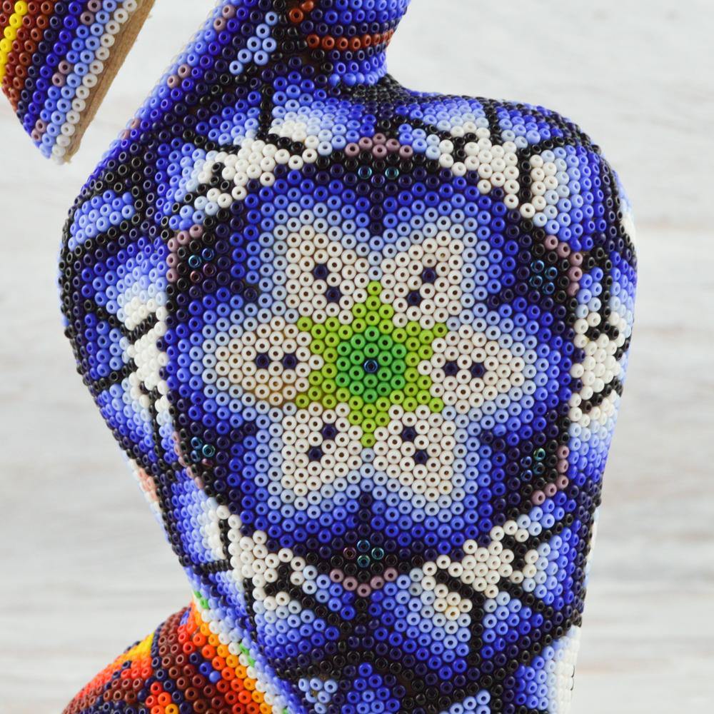 Huichol Art Beaded Animals Pelican - Magia Mexica 