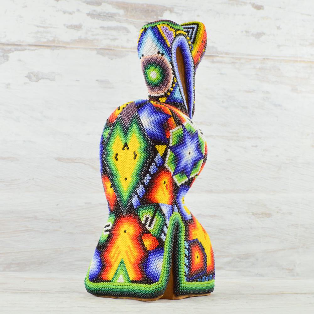 Huichol Art Beaded Animals Pelican - Magia Mexica 