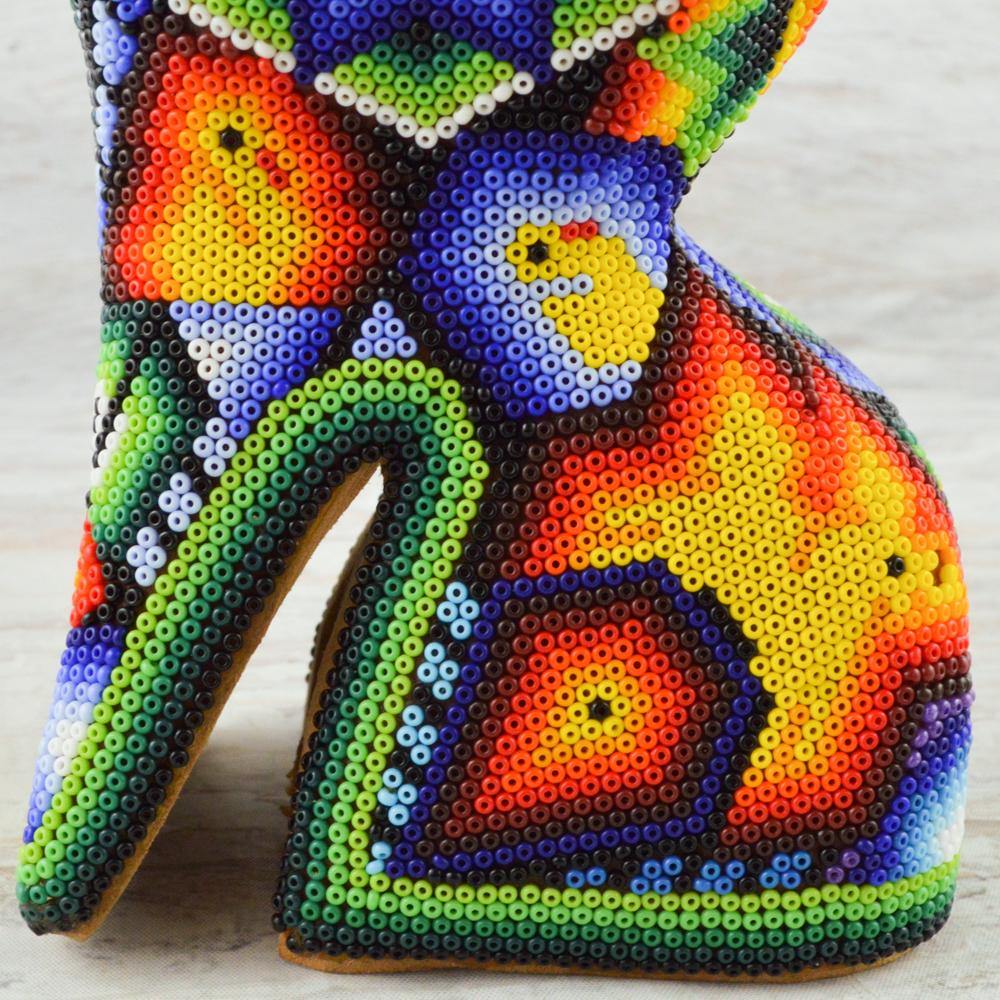 Huichol Art Beaded Animals Pelican - Magia Mexica 