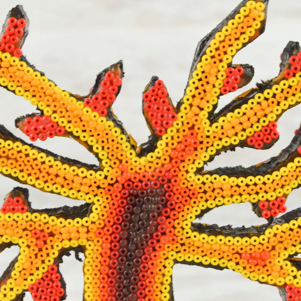 Huichol Art Beaded Animals Tree - Magia Mexica 